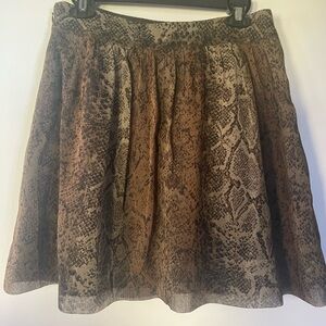 Banana Republic Heritage Collection animal print miniskirt